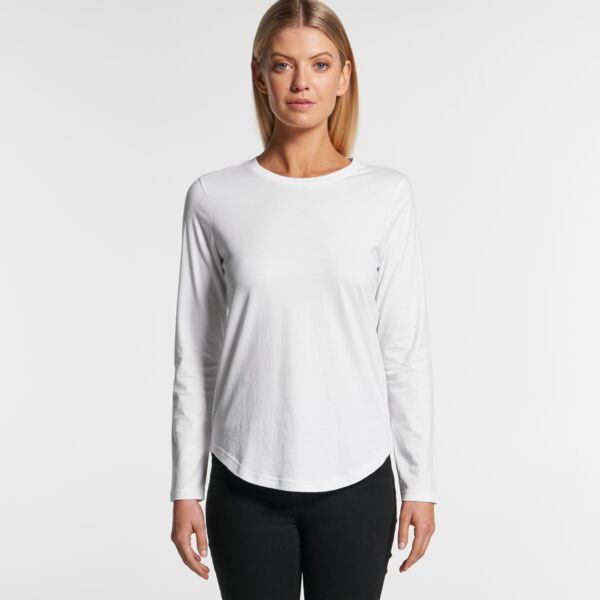 AS Colour Womens Maple Curve Longsleeve Tee Thumbnail