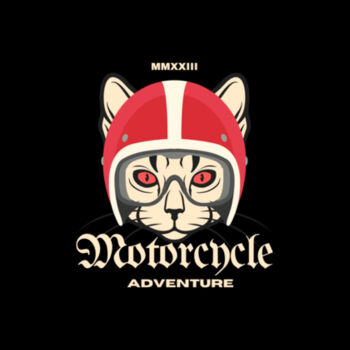 Motorcycle Cat Design
