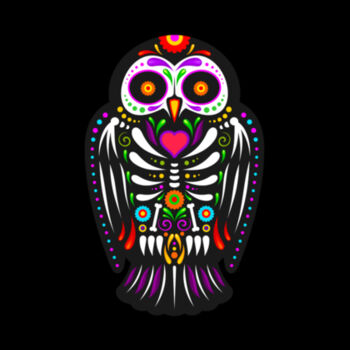 Mexican Owl Skeleton Design